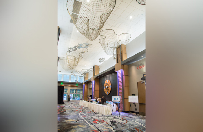 Tulalip Tribes’ 2018 Raising Hands photo of event with guests in the serving line.