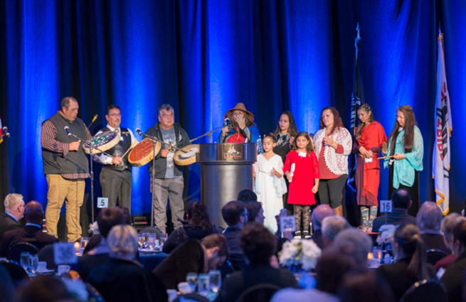 Tulalip Tribes’ 2018 Raising Hands photo of the cheese and vegetables snack bar.