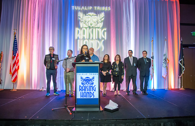 Tulalip Tribes Raising Hands 2022 event